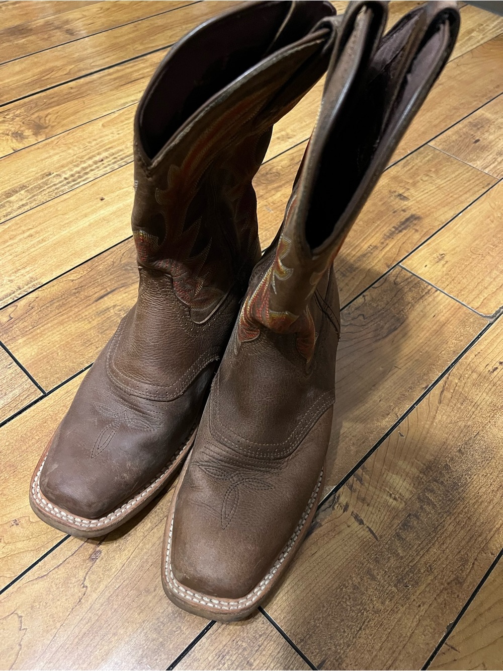 Men’s Durango Rebel Pro square toe leather Western Cowboy Boots